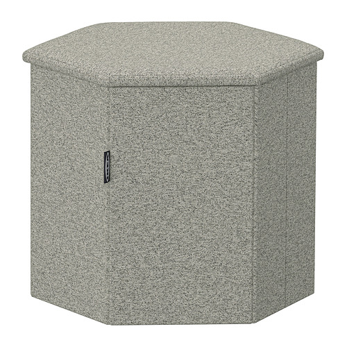 KJUGE pouffe dengan penyimpanan