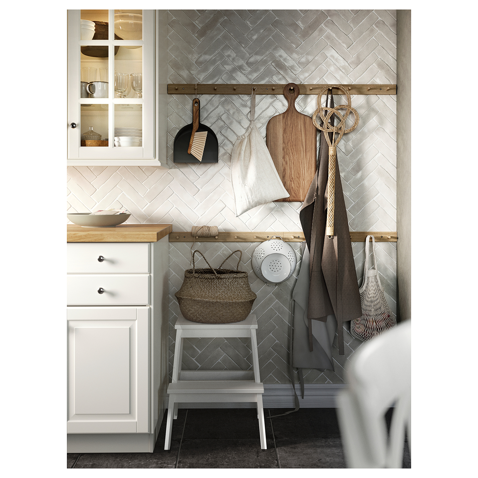 IKEA KARLBY ウォールナット 186x65x3.8 cm IKEA イケア KARLBY