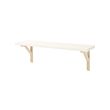 BERGSHULT/SANDSHULT - Wall shelf, white/aspen, 80x20 cm
