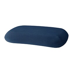 TÖCKENFLY - Sarung untuk bantal ergonomis, biru tua, 29x43 cm
