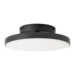 KABOMBA - LED ceiling lamp, matt/black, 36 cm