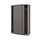 PAX/HASVIK - wardrobe, dark grey/dark grey, 150x66x236 cm | IKEA Indonesia - PE900102_S1