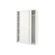 PAX/GRIMO - Wardrobe, white/white, 150x66x236 cm