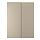 HASVIK - pair of sliding doors, grey-beige, 150x201 cm | IKEA Indonesia - PE900137_S1