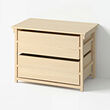 KRONÖREN - lemari 2 laci, kayu pinus, 76x48x55 cm | IKEA Indonesia - E1038774_S2