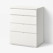 VIHALS - chest of 4 drawers, white/anchor/unlock-function, 70x47x90 cm | IKEA Indonesia - E1038811_S2