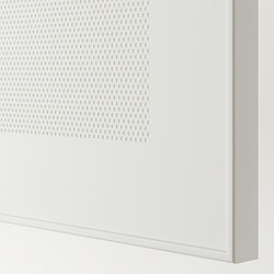 BESTÅ - Kombinasi kabinet dpasang di dnding, putih/Mörtviken putih, 120x42x38 cm