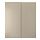HASVIK - sepasang pintu geser, abu-abu krem, 200x236 cm | IKEA Indonesia - PE900140_S1