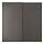 HASVIK - pair of sliding doors, dark grey, 200x201 cm | IKEA Indonesia - PE900143_S1