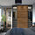 PAX/MEHAMN wardrobe with sliding doors