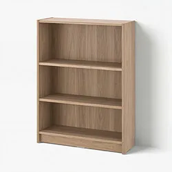 BILLY - Rak buku, efek kayu oak, 80x28x106 cm
