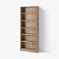 BILLY - Rak buku, efek kayu oak, 80x28x202 cm