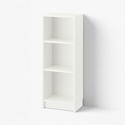 BILLY - Rak buku, putih, 40x28x106 cm