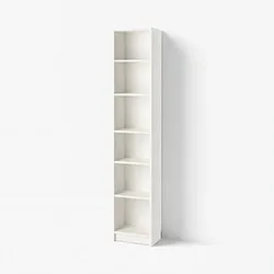 BILLY - Rak buku, putih, 40x28x202 cm
