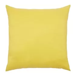 TREVNAD - Bantal kursi, kuning, 50x50 cm