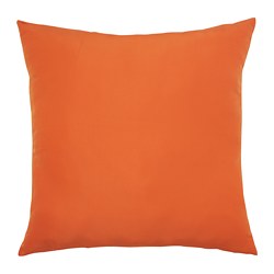 TREVNAD - Cushion, orange, 50x50 cm