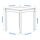 HAUGA - table, white, 74x74 cm | IKEA Indonesia - PE934621_S1