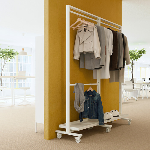 MITTZON rangka+roda/rel hanger/rak display