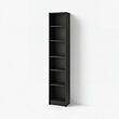 BILLY - bookcase, black oak effect, 40x28x202 cm | IKEA Indonesia - E1038953_S2
