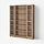 BILLY/OXBERG bookcase combination w glass doors
