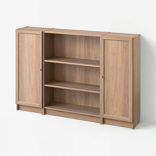 BILLY/OXBERG bookcase combination with doors