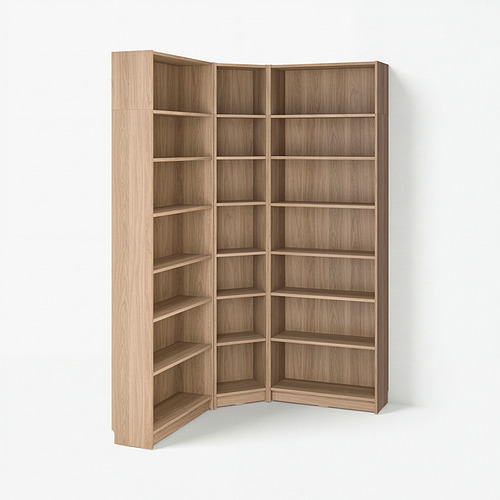 BILLY bookcase corner comb w ext units