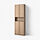 BILLY/OXBERG bookcase w doors/extension unit