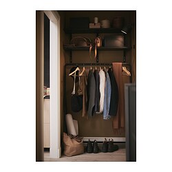 TURBO - Clothes rack, in/outdoor/black, 117x59 cm
