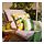 BRÖGGAN - sarung bantal, dalam/luar ruangan, pola titik-titik aneka warna, 50x50 cm | IKEA Indonesia - PH196740_S1