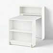 BILLY - bookcase with foldable table, white, 80x33/112x106 cm | IKEA Indonesia - E1039092_S2