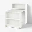 BILLY - bookcase with foldable table, white, 80x33/112x106 cm | IKEA Indonesia - E1039092_S2