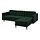 LANDSKRONA - 3-seat sofa, with chaise longue/Djuparp dark green/metal | IKEA Indonesia - PE819056_S1
