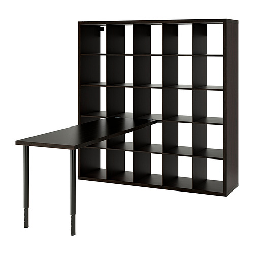 LAGKAPTEN/KALLAX desk combination