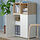 EKET - kombinasi kabinet dengan kaki, putih/efek kayu oak diwarnai putih, 70x35x107 cm | IKEA Indonesia - PE965435_S1