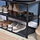 NIPÅSEN - bench with shoe storage, black, 79x35x52 cm | IKEA Indonesia - PE965456_S1