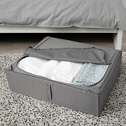 SKUBB - Storage case, dark grey, 69x55x19 cm
