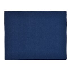 NISSÖGA - Alas piring, putih/biru tua, 45x35 cm