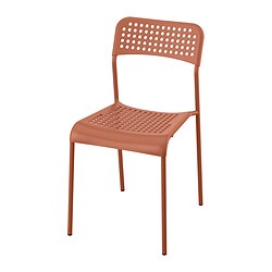 SANDSBERG - Chair, red-brown