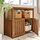 NÄMMARÖ - shelving unit, outdoor, light brown stained, 83x75 cm | IKEA Indonesia - PE900360_S1