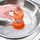 VIDEVECKMAL - dish-washing brush with dispenser, bright orange | IKEA Indonesia - PE900452_S1