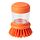 VIDEVECKMAL - dish-washing brush with dispenser, bright orange | IKEA Indonesia - PE900451_S1