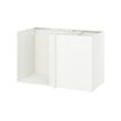 METOD - corner base cabinet frame, white, 128x60x80 cm | IKEA Indonesia - PE965677_S2