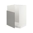 METOD - Base cab f TALLSJÖN sink, white/Bodbyn grey, 60x60x80 cm