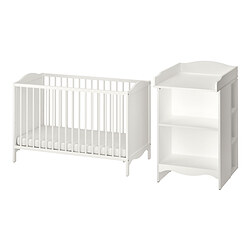 SMÅGÖRA - Set perabot bayi 2 unit, putih, 60x120 cm
