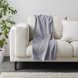 VITMOSSA - Throw, grey, 120x160 cm
