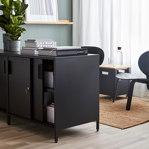 TROTTEN kabinet dengan pintu geser