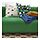 PLATTLUMMER - cushion cover, green/blue, 50x50 cm | IKEA Indonesia - PE965766_S1