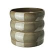 HASSELBUKETT - Plant pot, in/outdoor/green/brown, 15 cm