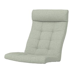 POÄNG - Armchair cushion, Gunnared light green