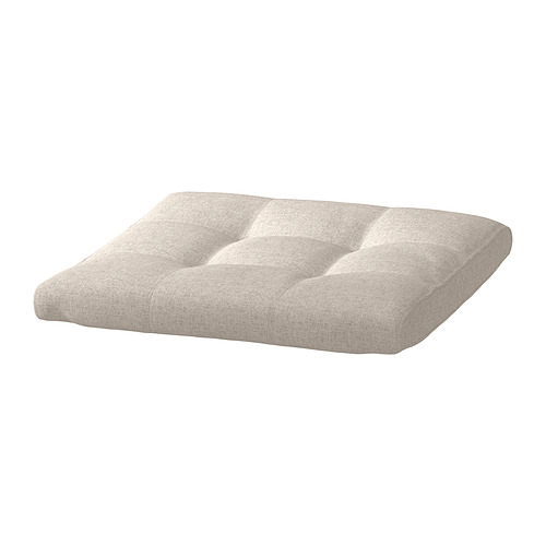 POÄNG footstool cushion, Gunnared beige, 55x50 cm | IKEA Indonesia